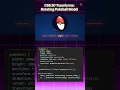 Modelling a Pokeball Animation with CSS Transforms