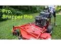 Snapper Pro 48 Hydro Walk Behind Commercial Mower Review