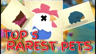 Ajpw Top 5 RAREST Pets 2021 Ajpw Worth Guide Ft Exotic Pet DNA Vials Animal Jam Play Wild