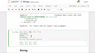 Python Strings Immutability