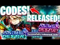 RELEASE ROBLOX ANIME DESTINY CODES ALL WORKING RELEASE CODES FOR ANIME DESTINY