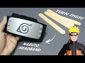 EASY DIY Making my Popsicle Bandana Naruto Headband for ONLY 3 FREE TEMPLATE