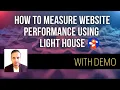 How to Measure Website Performance using Lighthouse Tool
