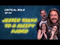 Jester talks to a sleepy Fjord I cast modify memory Critical Role Campaign 2 Ep141