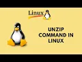 Linux Command Line Basics Tutorials - unzip Command in Linux