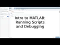 Intro to MATLAB Onramp - Lesson 6 Running Live Scripts and Debugging