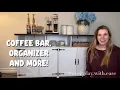 55 Farmhouse Buffet Sideboard Cabinet 4 Door Kitchen Storage Coffee Bar