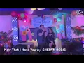 Now That I Have You - Sheryn Regis duet with a loyal Sherynian (live at CF Parkmall) 2019