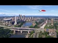 Microsoft Flight Simulator City Update 15 Illinois Minnesota and Wisconsin