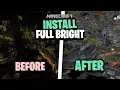 How to Install FullBright in Minecraft Easy Guide