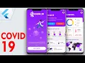 Flutter UI - COVID 19 Application from Scratch Speed Code