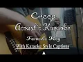 Download Lagu Creep (Radiohead)  - Acoustic Karaoke Female Key