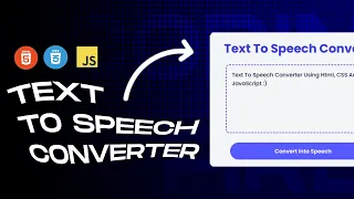Create A Text To Speech Converter Javascript