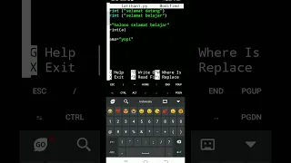 Belajar python3 untuk pemula di android dengan termux - print variable komentar