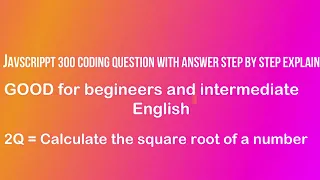 JavaScript Tutorial How to Calculate Square Root in JavaScript A Step-by-Step Guide