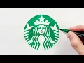 How to Draw the Starbucks Logo