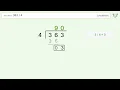 Long Division Problem Step-by-Step Solution
