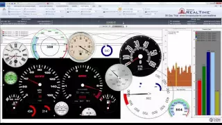 Fully Customizable RealTime Sensor Data Gauges