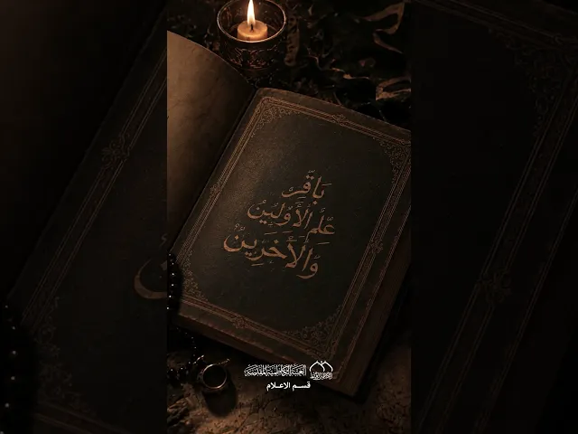 ⁣الإمام الباقر صفحةٌ مضيئة في تاريخ الإسلام عنوانها العلم والطهارة والحكمة