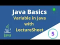 05 What is variable in java types of variable local instance static variable Solution