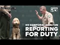 K9 Corporal Carlton Sworn in to Serve for the Lane County Sheriff s Office