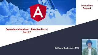 Reactive Form - 27 Dependent dropdown Form group Angular 15