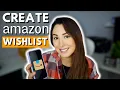 how to create an amazon wishlist from your mobile