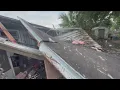 Houma residents clean up after severe weather rips roofs from homes