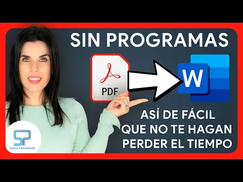 Download MP3 🚀 Cómo CONVERTIR PDF a WORD Sin Programas 📚 ¡Tutorial SÚPER RÁPIDO! ⚡