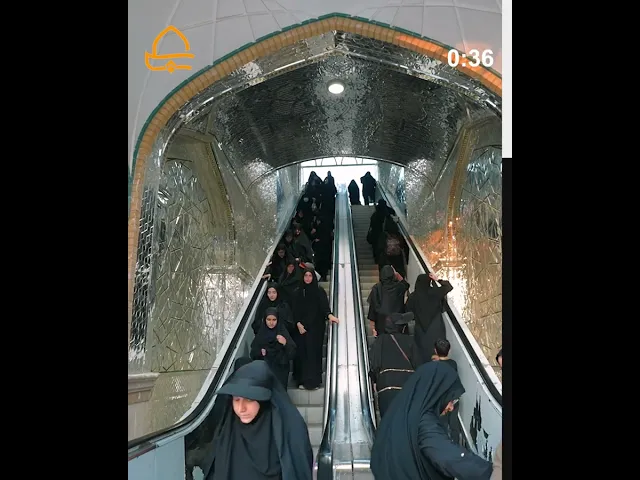 ⁣لتحقيق انسيابية عالية في حركة الزائرين .. شبكة سلالم متطوّرة تسعُ لأكثر من 400 ألف زائر في الساعة