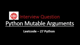 Mutable default Arguments Python Hitachi Vantara