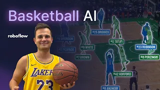 Basketball AI Player Tracking Team Detection and Number Recognition with Python