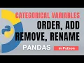Pandas Categorical data sort order reorder compare in Python - 21 Tutorial