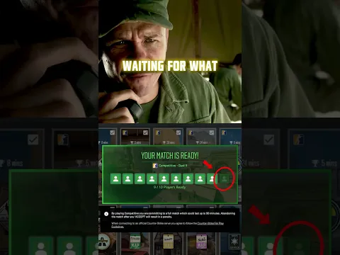 Waiting for the last player to accept the game #navi #cs2