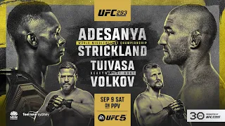 UFC 293 Israel Adesanya vs Sean Strickland Live Watch Along