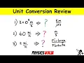 Unit Conversion using Conversion factors 3 Examples