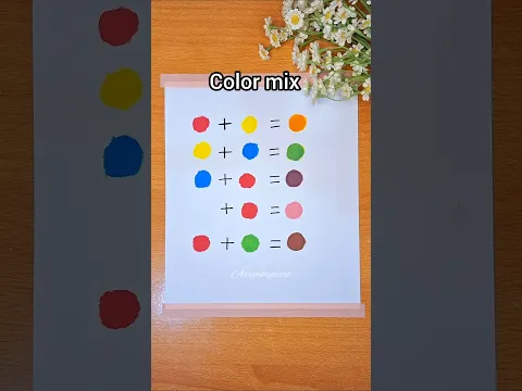 Color mix pakai oil pastel ✨