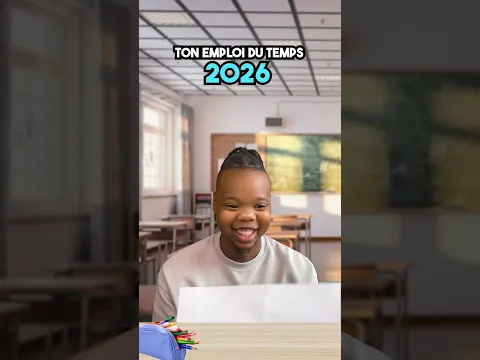 Ton emploi du temps : AVANT vs AUJOURD’HUI 🤣