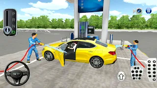Undercover Police Car Enters Bus Station - Yellow Car Patrol - Android Gameplay