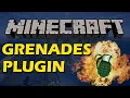 Custom explosives in Minecraft with Grenades Plugin