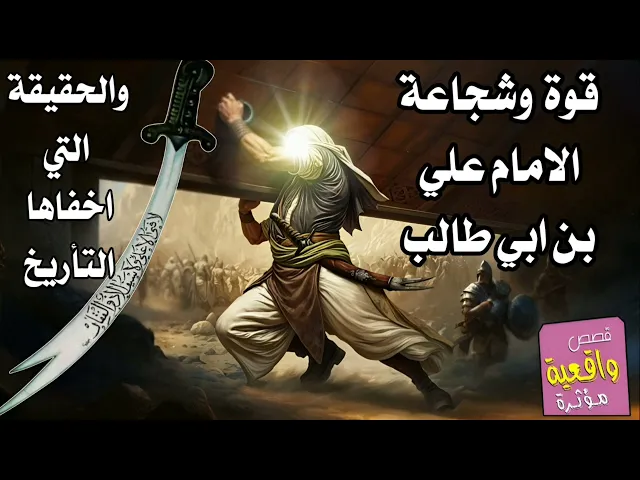 ⁣قوة وشجاعة الإمام علي بن ابي طالب والحقائق التي اخفاها التأريخ