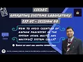 Lab Exp 05 wait and waitpid system call How to avoid creation of orphan processes in OS