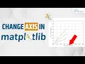Axis Matplotlib Plots - How to Change Axis in matplotlib Python Matplotlib Tutorial