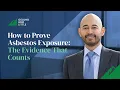 How to Prove Asbestos Exposure The Evidence That Counts