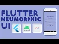 Neumorphic UI in Flutter An auth screen