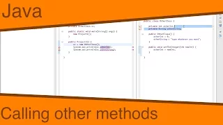 Java Ep15 - Calling other methods