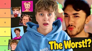 Ranking Famous YouTubers Louisayy, The Clean Girl, Topper Guild, Stash2.0, Spizee & LukeDidThat 👀