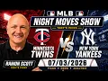 Twins vs Yankees MLB Betting Odds Picks 26 Night Moves Show