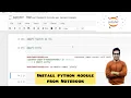 ModuleNotFoundError No module named pandas How to install python modules from Jupyter Notebook