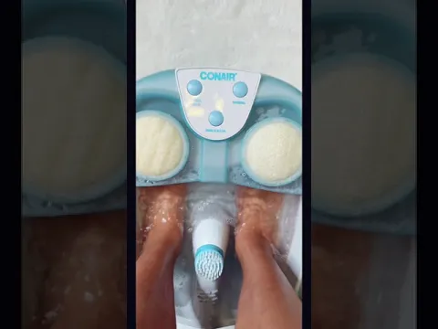 Download MP3 Create a relaxing spa day at home and DIY pedicures with Conair Waterfall Pedicure Foot Spa Bath.